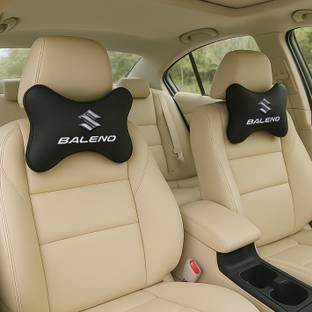 Zoom Trade Black Polyester Car Pillow Cushion for Maruti Suzuki