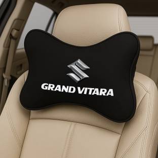 Zoom Trade Black Polyester Car Pillow Cushion for Maruti Suzuki