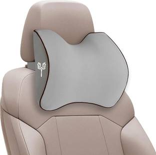 Grin Health Grey Memory Foam Car Pillow Cushion for Universal For Car