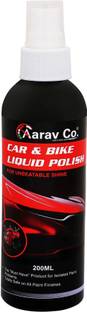 AARAV CO. Liquid Car Polish for Metal Parts, Exterior, Chrome Accent, Headlight
