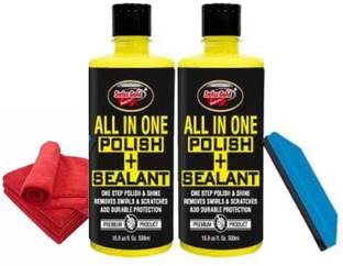 swiss gold Liquid Car Polish for Dashboard, Exterior, Bumper, Chrome Accent, Headlight, Leather, Metal Parts