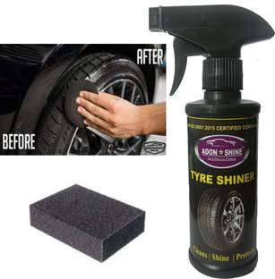 ADON SHINE Liquid Car Polish for Tyres, Metal Parts