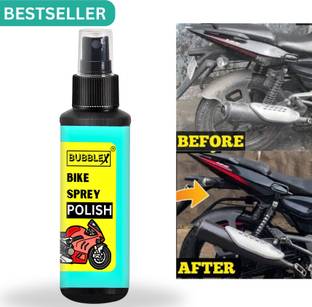 BUBBLEX Liquid Car Polish for Dashboard, Exterior, Leather, Metal Parts, Tyres, Headlight