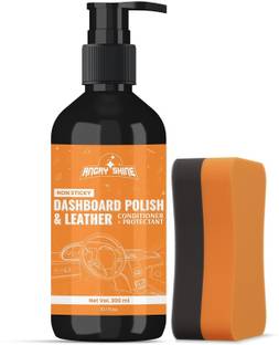 ANGRY SHINE Paste Car Polish for Dashboard, Leather