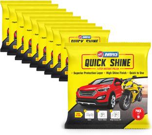 ABRO Liquid Car Polish for Bumper, Chrome Accent, Dashboard, Exterior, Leather, Metal Parts