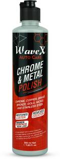 Wavex Liquid Car Polish for Metal Parts, Chrome Accent