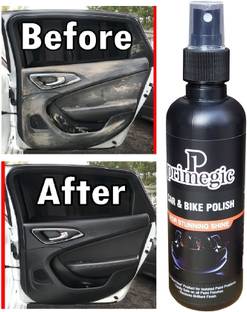 PRIMEGIC Liquid Car Polish for Chrome Accent, Bumper, Exterior, Dashboard, Metal Parts, Leather, Windscreen