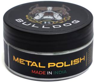 Bulldog Paste Car Polish for Metal Parts, Chrome Accent