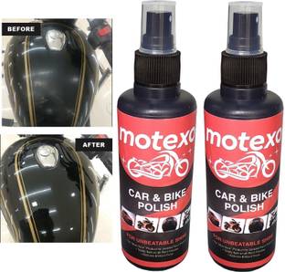 MOTEXO Liquid Car Polish for Dashboard, Exterior, Leather, Metal Parts, Tyres, Windscreen, Bumper, Chrome Accent