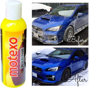 MOTEXO Liquid Car Polish for Metal Parts, Chrome Accent, Bumper, Windscreen, Tyres, Metal Parts, Leather