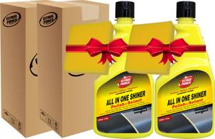 CITRUS POWER Liquid Car Polish for Bumper, Chrome Accent, Dashboard, Exterior, Headlight, Leather, Metal Parts, Tyres