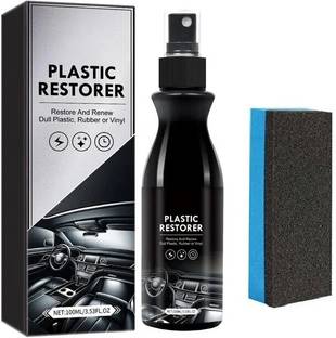 KROYWEN Liquid Car Polish for Dashboard, Bumper, Chrome Accent, Exterior, Headlight, Leather, Metal Parts, Tyres, Windscreen