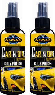 amwax Liquid Car Polish for Exterior, Metal Parts