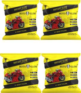 moto glow Liquid Car Polish for Dashboard, Bumper, Exterior, Metal Parts, Leather