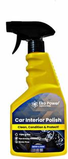 Eko Power Liquid Car Polish for Dashboard, Metal Parts, Chrome Accent, Bumper, Leather, Windscreen, Headlight, Tyres