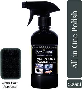 Royal Shine Liquid Car Polish for Bumper, Chrome Accent, Dashboard, Exterior, Headlight, Leather, Metal Parts, Tyres