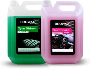 BROWAX Liquid Car Polish for Tyres, Dashboard