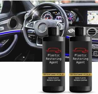 shreenik Liquid Car Polish for Bumper, Dashboard, Leather, Metal Parts, Windscreen, Tyres