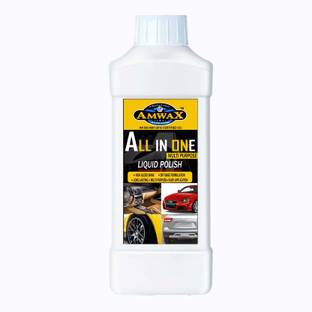 amwax Liquid Car Polish for Bumper, Dashboard, Exterior, Metal Parts, Tyres