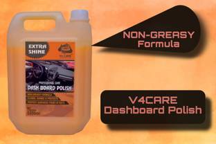 V4 CARE Liquid Car Polish for Dashboard, Leather, Tyres, Bumper