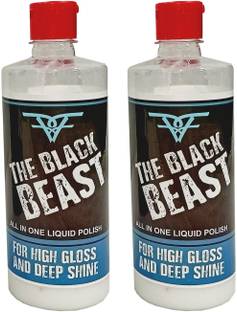 THE BLACK BEAST Liquid Car Polish for Bumper, Chrome Accent, Dashboard, Exterior, Headlight, Leather, Metal Parts