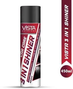 VISTA Liquid Car Polish for Dashboard, Metal Parts, Exterior, Leather, Bumper