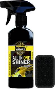 amwax Liquid Car Polish for Exterior, Leather, Dashboard, Metal Parts, Bumper, Tyres