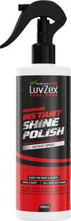 LuvZex CARE EVER Liquid Car Polish for Exterior, Tyres, Dashboard, Metal Parts