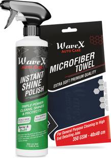 Wavex Liquid Car Polish for Exterior, Metal Parts, Chrome Accent, Exterior