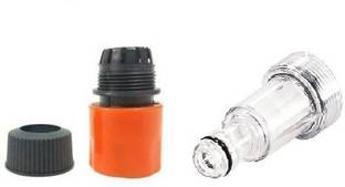 PARTHVI High Pressure Washer Water Filter Connection Accessory 3/4" Inlet Nozzle with Quick Connector (Multicolor, Pack of 1) Pressure Washer