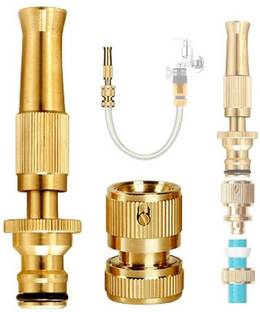 Tanlesa Brass Nozzle Water Spray Gun, Water Jet Hose Nozzles Pressure Washer
