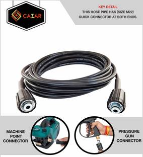 CAZAR Car Pressure Washer 2750 PSI 8 Meter Hose Pipe for Car Pressure Washer Spray Gun