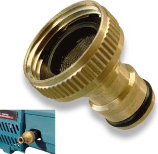 DEXURIES 3/4" High-Pressure Washer Inlet Water Brass Filter Connector Nipple/Nozzle Pressure Washer