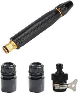 SGMSC High Pressure Washing Water,Nozzle Kit with 3 Pcs PVC Hose Quick Connector Spray Gun