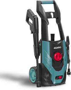 AGARO Grand 1400 Watt, 110 Bar, 6.5L/Min Flow Rate, 5 Mtr Outlet Hose, Car, Green High Pressure Washer