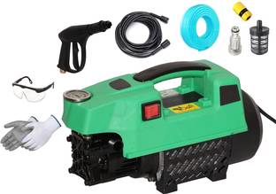 Digital Craft Portable High-Pressure Water Pump Car Washing Machine 220V Small Household Automatic Induction Water Gun Cleaning Tool Equipment Electric Pump, for Garden Cleaning Pressure Washer