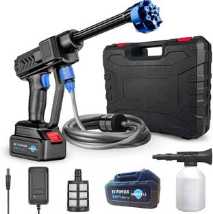 SKYBUCKET Car Washer Cordless Powerful Car Pressure Washer 80-100 Bar with Carry Case Pressure Washer