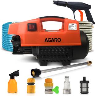 AGARO Supreme 1800 Watt, 120 Bar, 6.5L/Min Flow Rate, 8 Mtr Hose, Car & Bike, High Pressure Washer