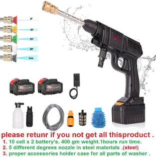 Windwarrior Cordless 48V Wireless High Pressure Car Washer Gun with 5 tips Pressure Washer Pressure Washer