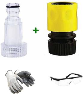 TOOLBUX Pressure Washer Water Filter Connection Accessory 3/4" Inlet Nozzle (Nipple) Spray Gun