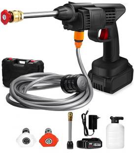 Psithurism 24V/5 Portable High Pressure Washer Gun For car wash, 2 Battery Pressure Washer