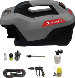 HEUGOR H3 Plus Car Washer 1800W Thermal Cutoff Induction Motor 140Bars 8L/Min Flow Rate Pressure Washer
