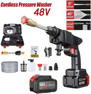 Jemply Cordless Pressure Washer, 700W 48V Wireless High Pressure Car Washer Gun Pressure Washer
