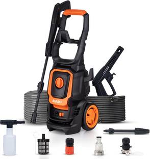 AGARO Alpha 1600W, 130 Bar, 7L/Min Flow Rate with Upright design Wheel, Car-Bike High Pressure Washer
