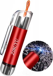 HASTHIP Car Emergency Window Breaker with LED, Seat Belt Cutter and Glass Car Safety Hammer