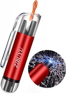 HASTHIP Car Emergency Window Breaker Safety Hammer Cutter LED Tool Car Safety Hammer
