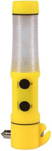 SKOG Multi-Functional Auto Car Emergency, LED Flashlight, Life Saving Speciality Car Safety Hammer
