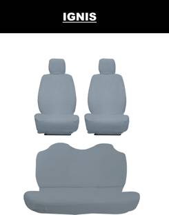 Autoxygen Cotton Car Seat Cover For Maruti Ignis