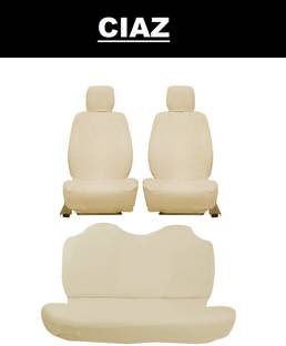 Autoxygen Cotton Car Seat Cover For Maruti Ciaz