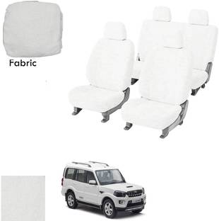 Crokrok Fabric Car Seat Cover For Mahindra New Scorpio